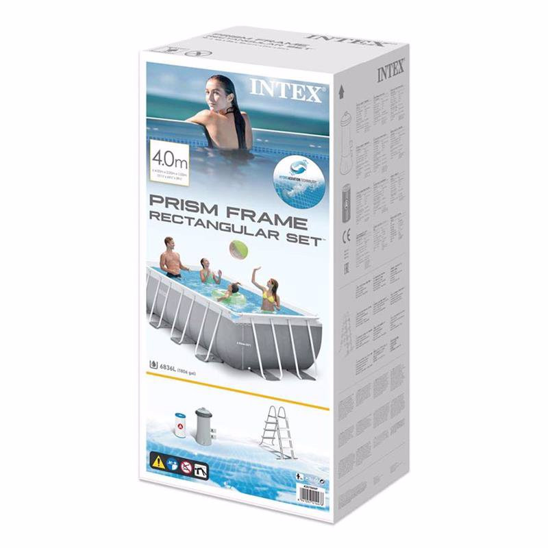 Каркасный бассейн Intex 26788, 400х200х100 см, 6836 л