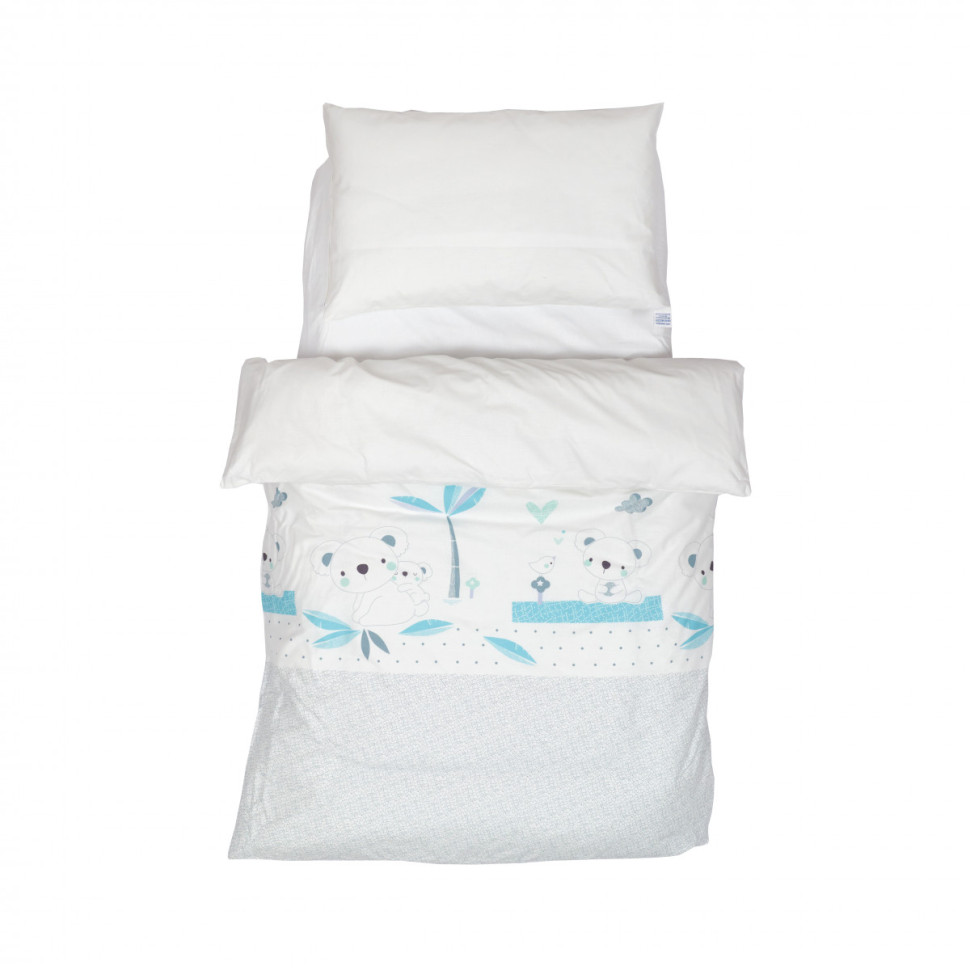 Дитячий постільний комплект Koala mint Twins 5091-OL-024 Organic Line 5 елементів