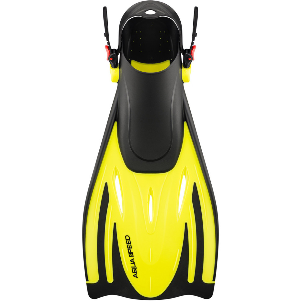 Ласти WOMBAT Aqua Speed​​ 529-18 чорний, жовтий, розмір 38-41