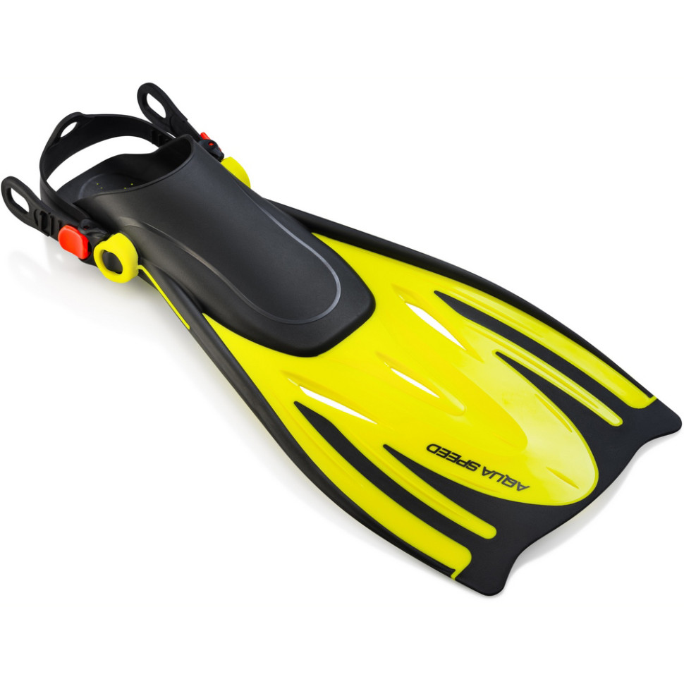 Ласти WOMBAT Aqua Speed​​ 529-18 чорний, жовтий, розмір 38-41