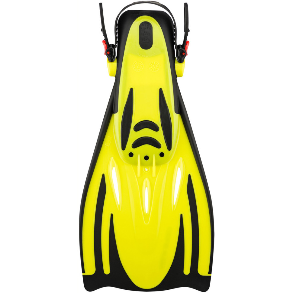 Ласти WOMBAT Aqua Speed​​ 529-18 чорний, жовтий, розмір 38-41