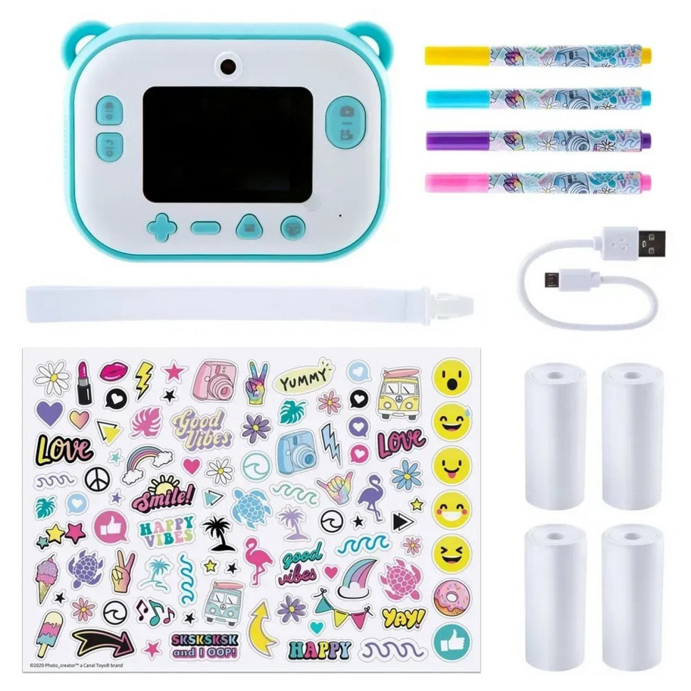 Дитячий игровой фотоаппарат с принтером