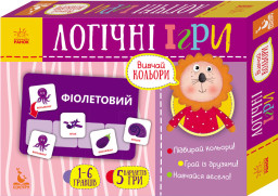 Логические игры "Изучай цвета" 24 карточки укр. 918001