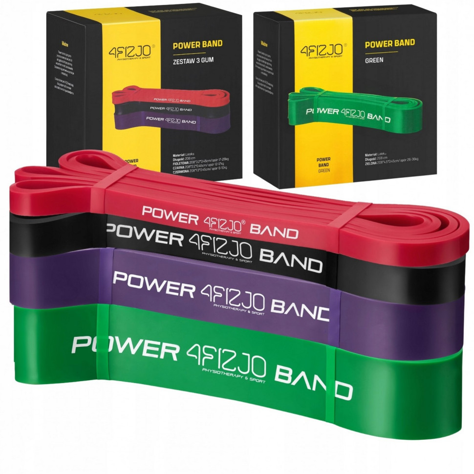 Эспандер-петля Power Band 4FIZJO 4FJ0063, 6-36 кг