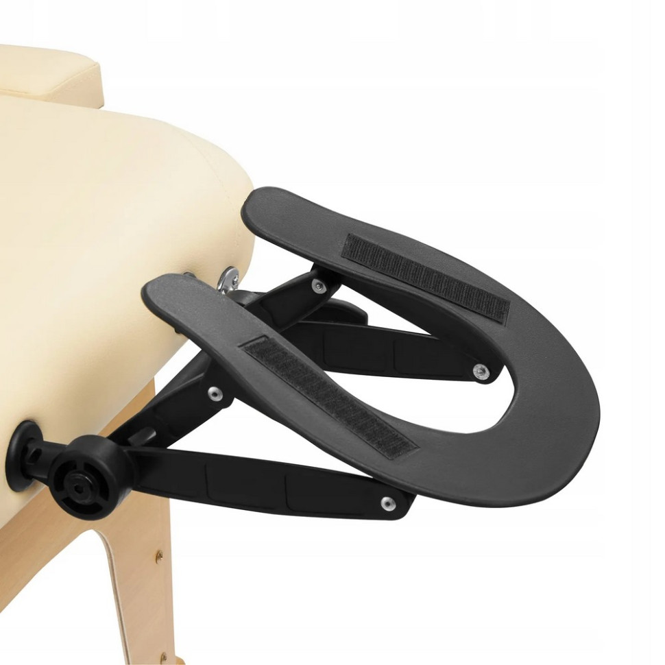 Масажний стіл складаний Massage Table Wood W60 4FIZJO TABLEW60BEIGE, Beige