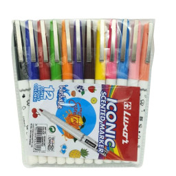 Набор маркеров для ткани "Fabric Marker" Luxor 33300/10wt на водной основе