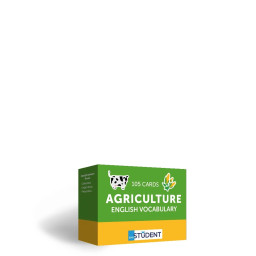 Карточки для изучения английского языка "Agriculture English Vocabulary" English Student 591225964 англ-укр 105 карточек