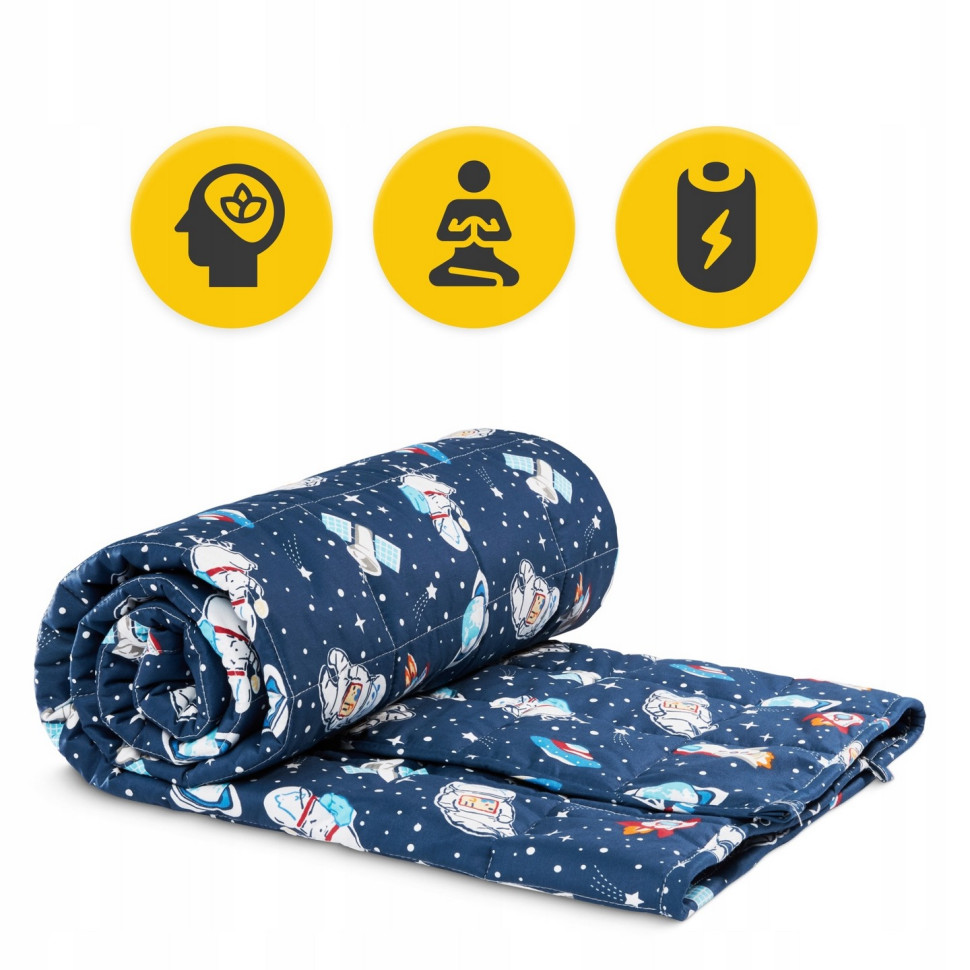 Одеяло тяжелое отягощенное 4FIZJO P-5905973403542, 4 кг 100 x 150 см