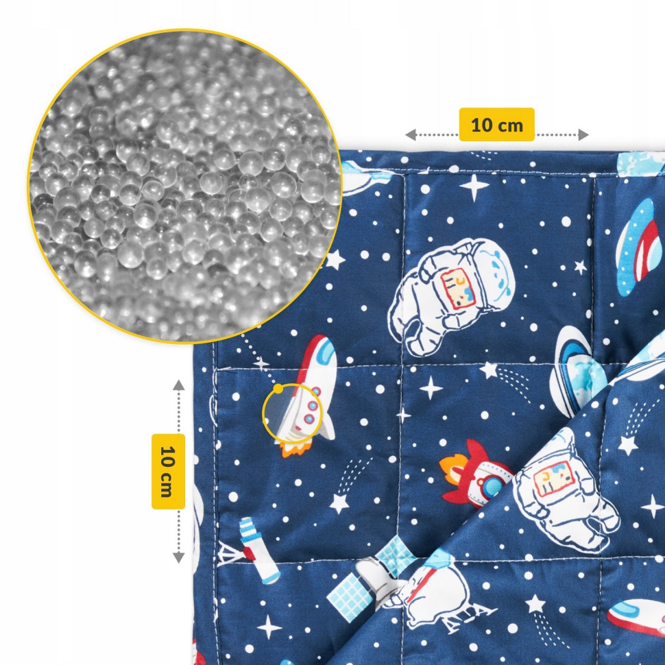 Одеяло тяжелое отягощенное 4FIZJO P-5905973403542, 4 кг 100 x 150 см