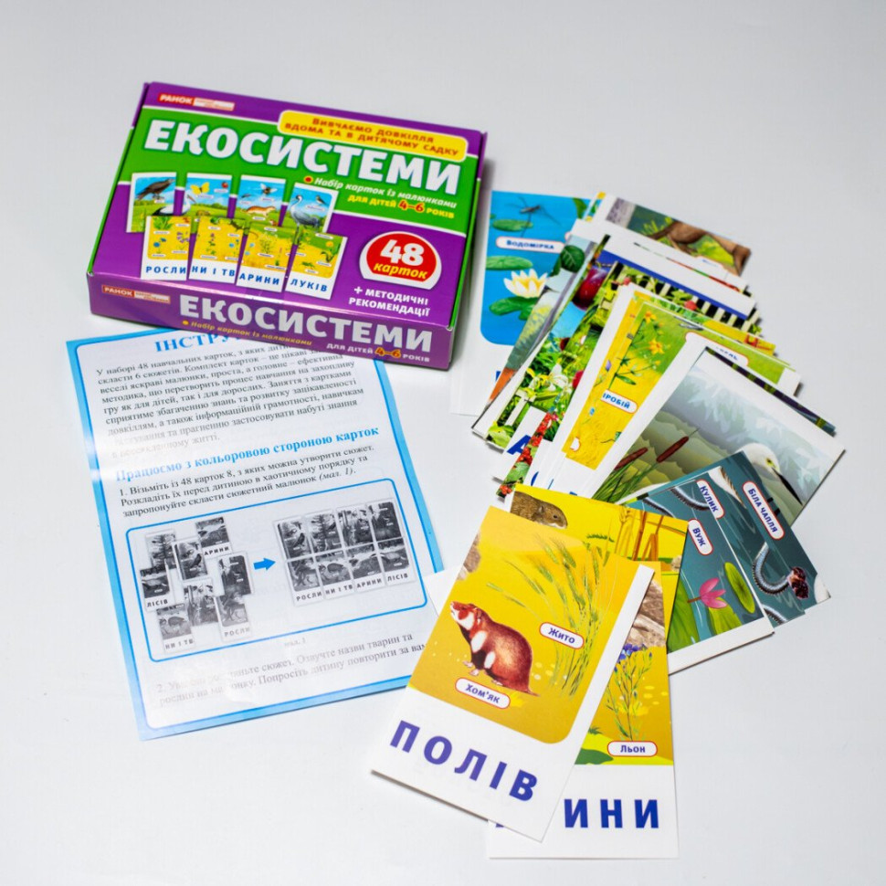 Набір тематичних карток 