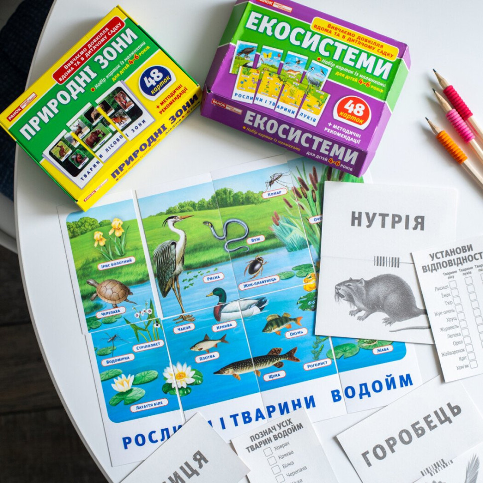 Набір тематичних карток 