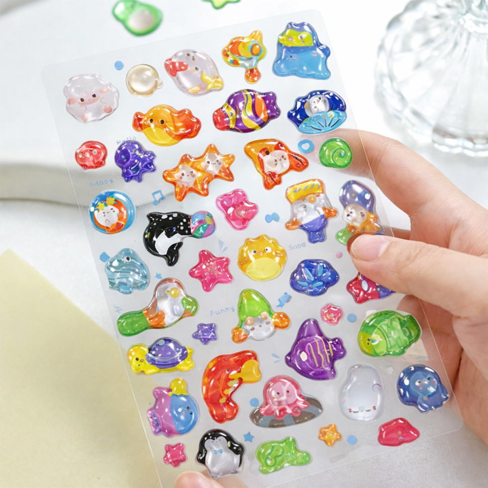 Набор 3D-наклеек 