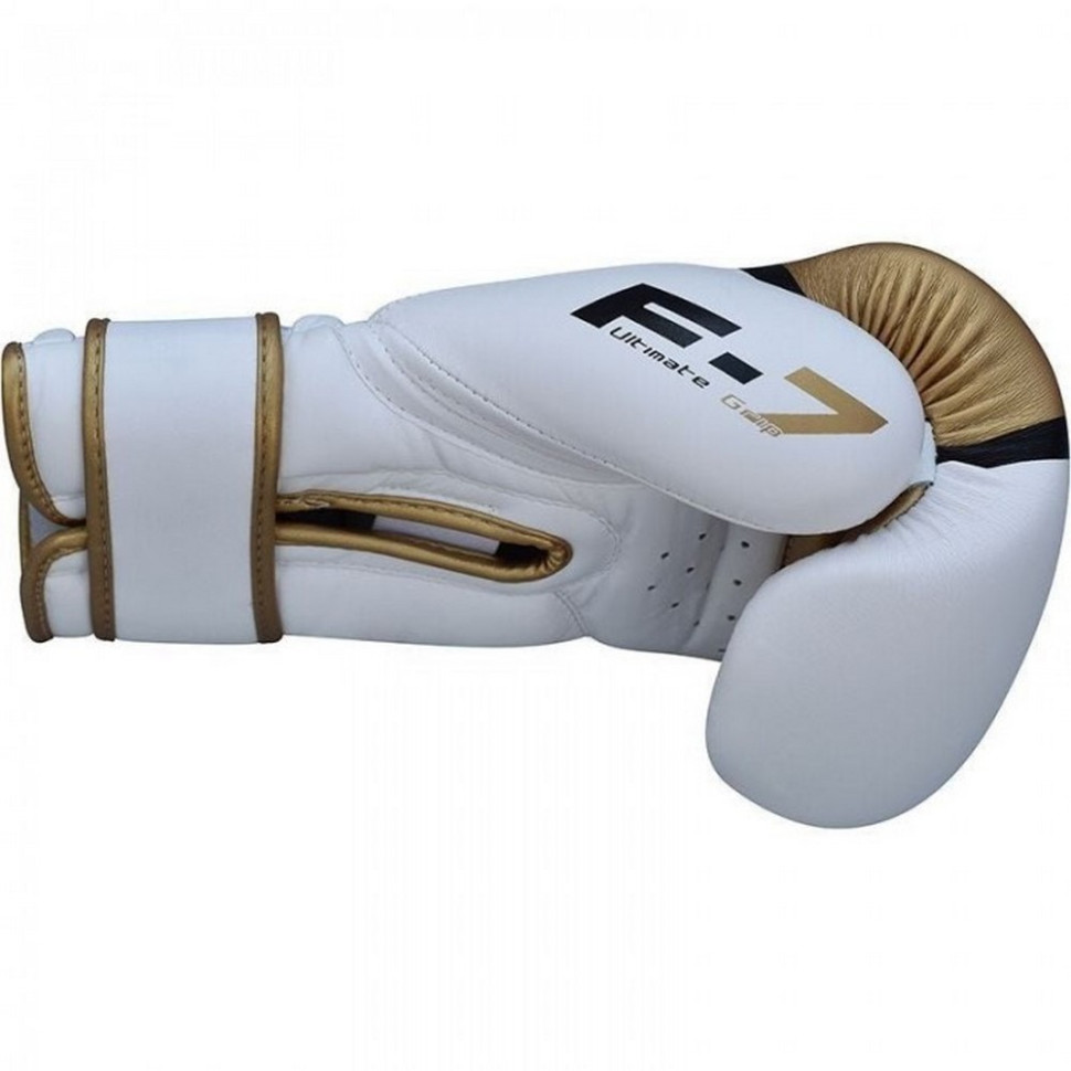 Боксерські рукавиці F7 Ego RDX Inc Limited BGR-F7GL-16oz, Golden 16 унцій (капа в комплекті)