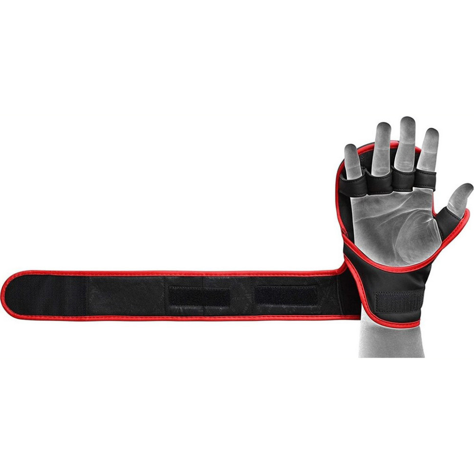Перчатки для ММА F6 KARA Matte RDX Inc Limited GSR-F6MR-L/XL+ Red, L/XL (капа в комплекте)