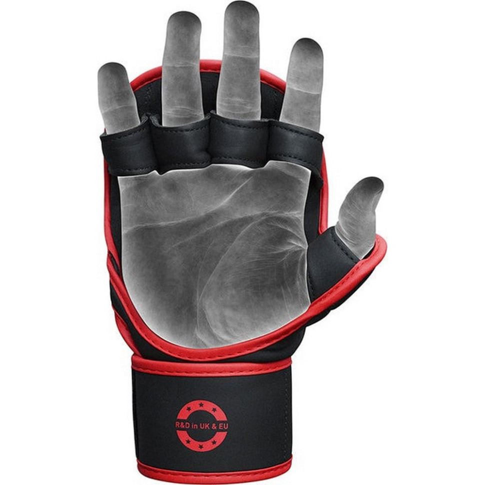 Перчатки для ММА F6 KARA Matte RDX Inc Limited GSR-F6MR-L/XL+ Red, L/XL (капа в комплекте)