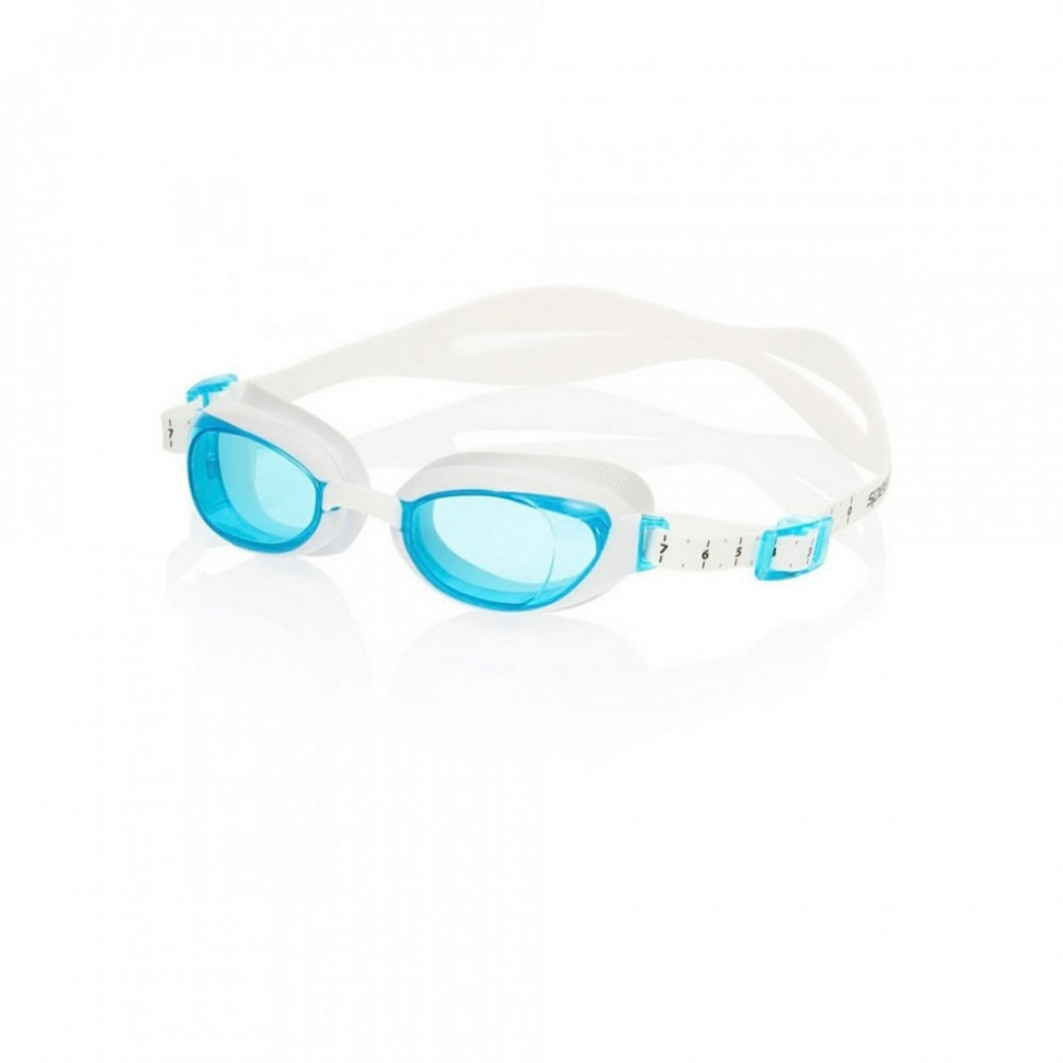 Окуляри для плавання AQUAPURE GOG AF Speedo 8-090044284 білий, блакитний, OSFM