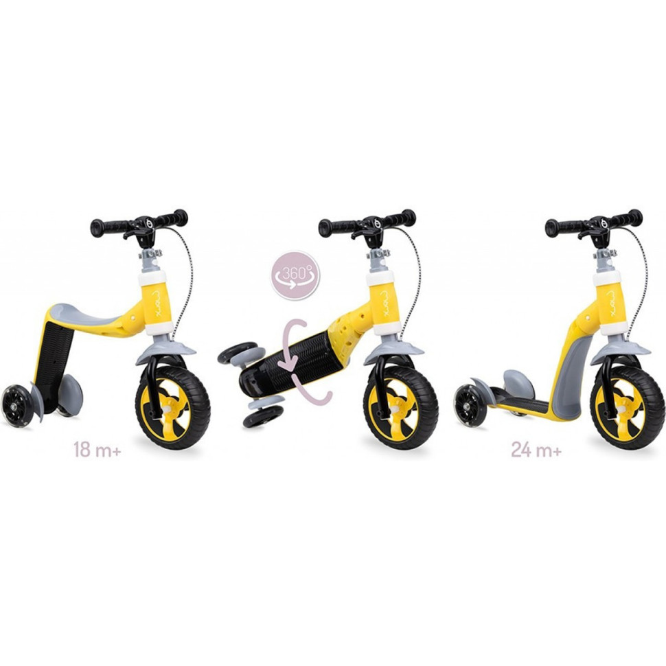 Самокат-біговел Elios 2в1 MoMi ROBI00032 yellow