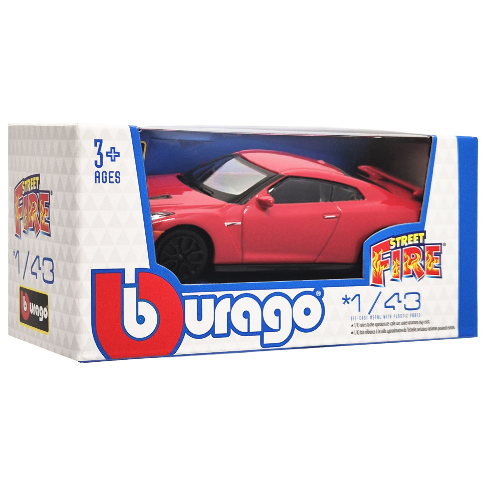 Коллекционная автомодель Nissan GT-R 2017 Bburago 18-30010B-7 масштаб 1:43