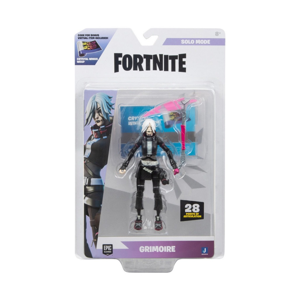 Коллекционная фигурка Solo Mode Grimoire Fortnite FNT1357 размер 10 см