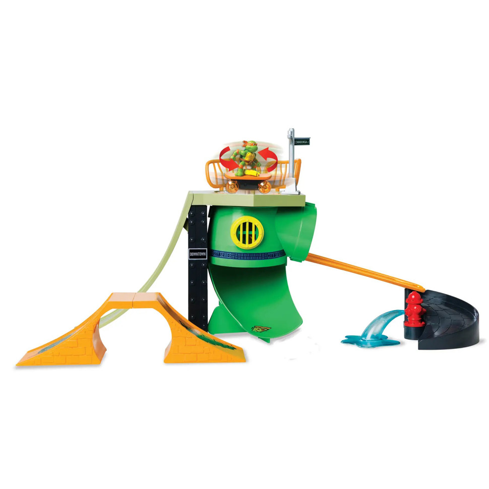 Ігровий набір Черепашки-ніндзя класичні Чумовий скейт-парк Funrise 71044 з фігуркою