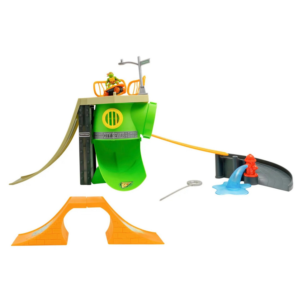 Ігровий набір Черепашки-ніндзя класичні Чумовий скейт-парк Funrise 71044 з фігуркою