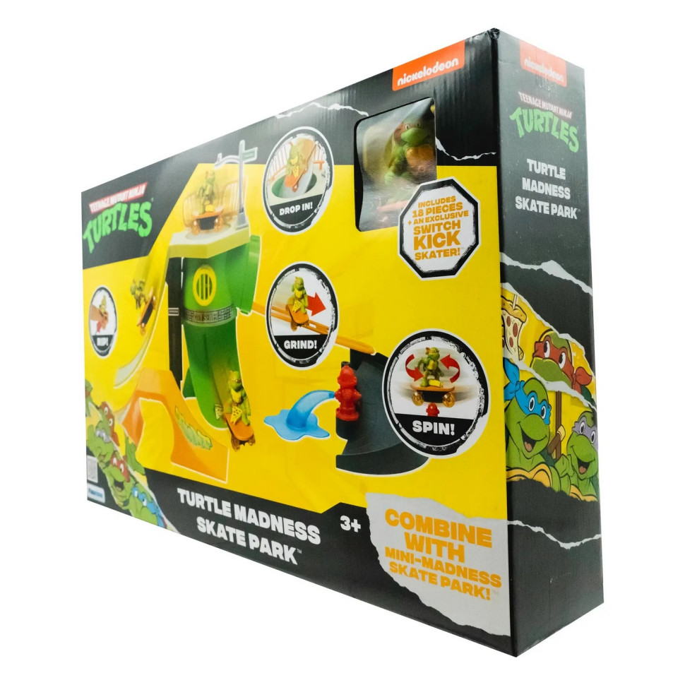 Ігровий набір Черепашки-ніндзя класичні Чумовий скейт-парк Funrise 71044 з фігуркою