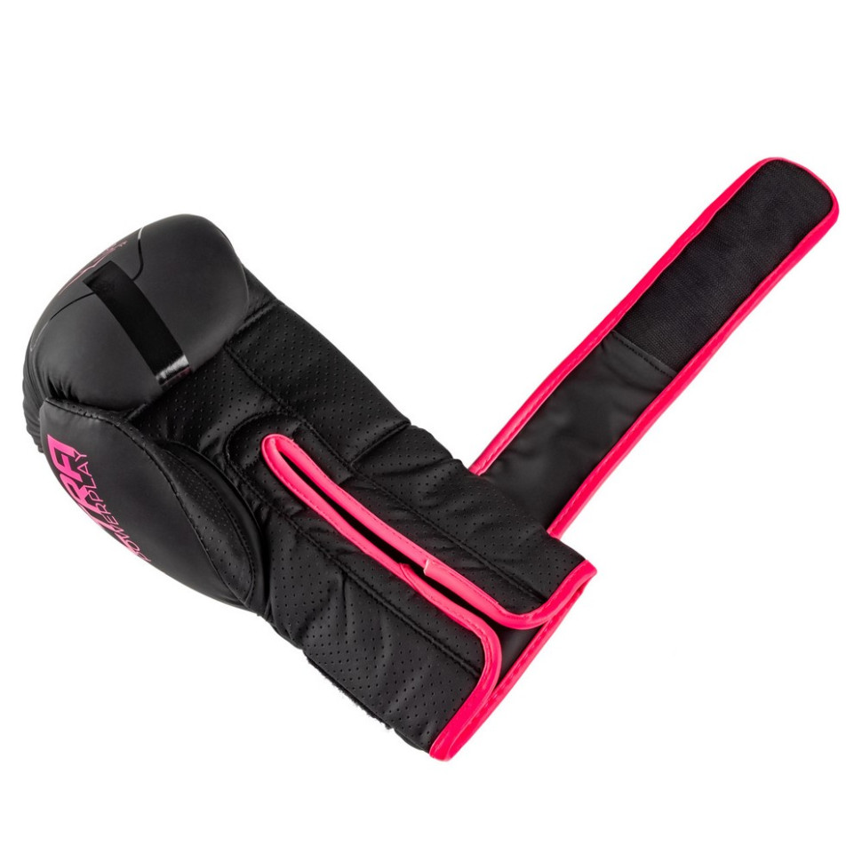 Боксерські рукавички 3024 Ultra Mat PowerPlay PP_3024_10oz_Bl/Pink, розмір 10 унцій