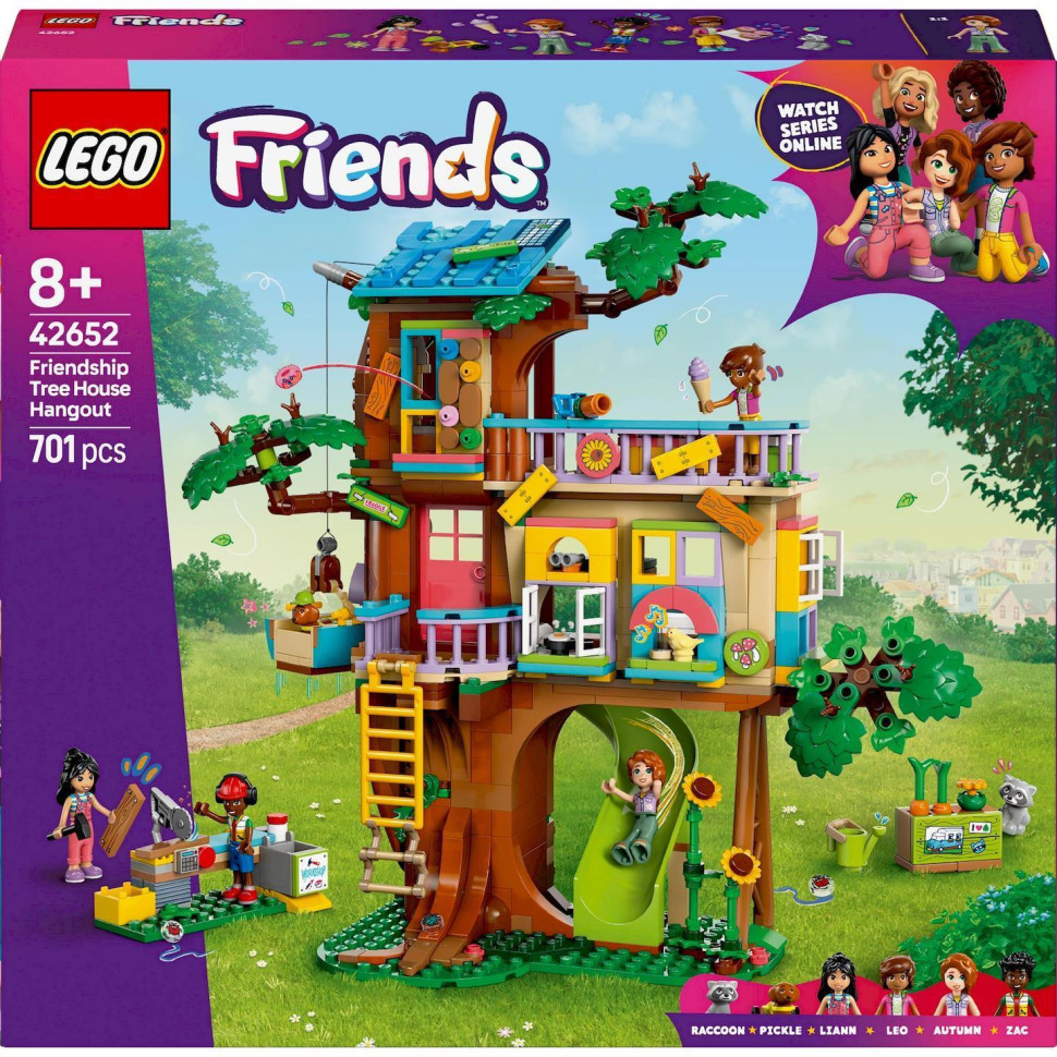 Конструктор LEGO Friends Тусовка в домике дружбы на дереве 42652, 701 деталь