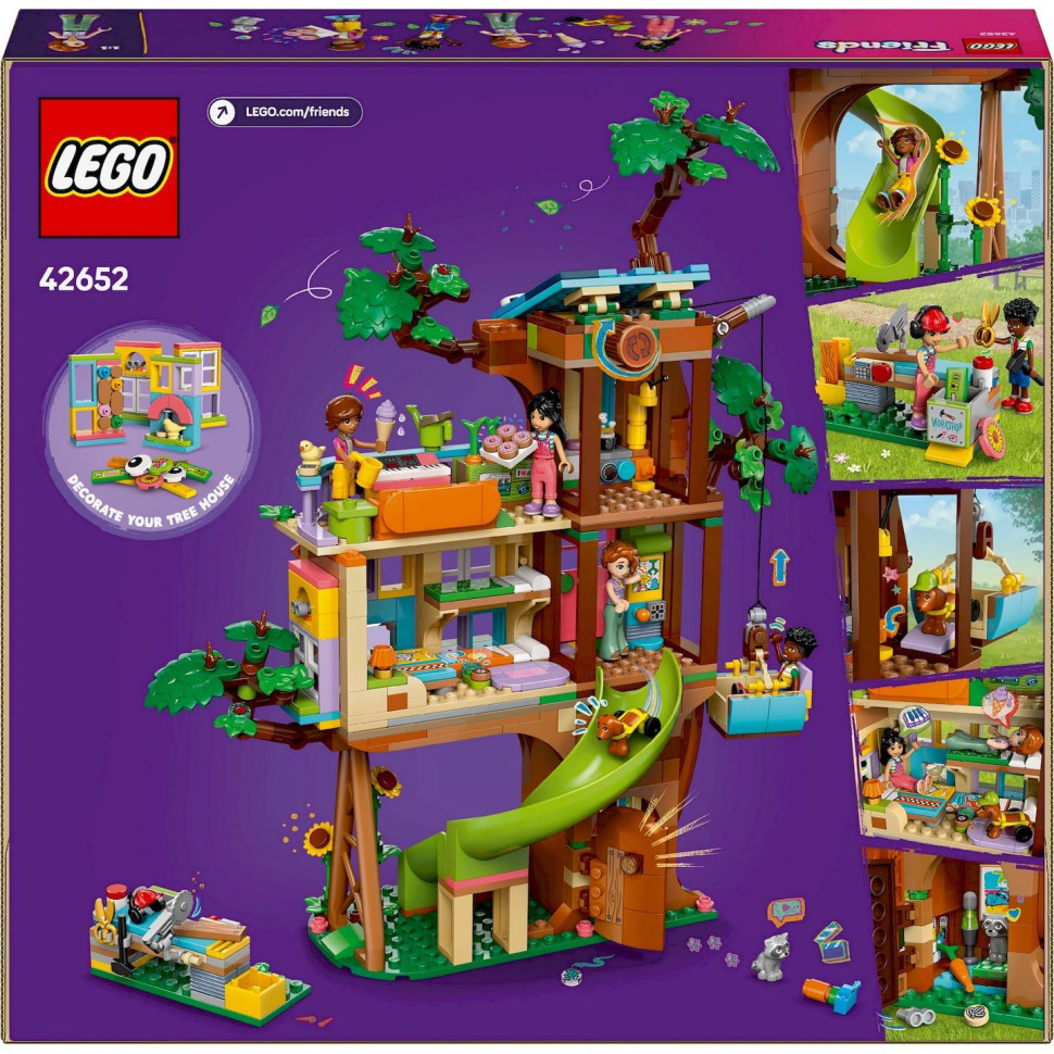 Конструктор LEGO Friends Тусовка в домике дружбы на дереве 42652, 701 деталь