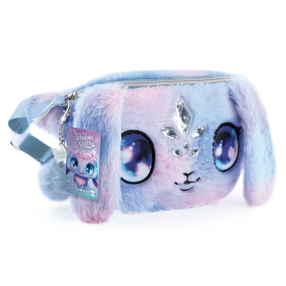 Дитячий пухнаста поясна сумка