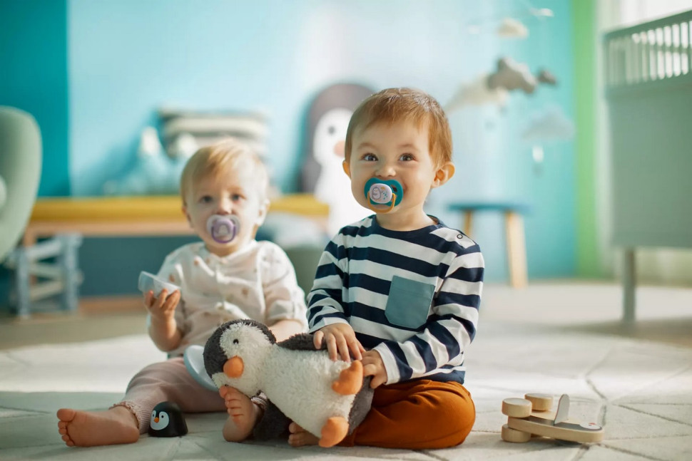 Пустышка Avent ортодонтическая Ultra Air Animal для мальчиков 6-18 мес 2шт SCF080/07