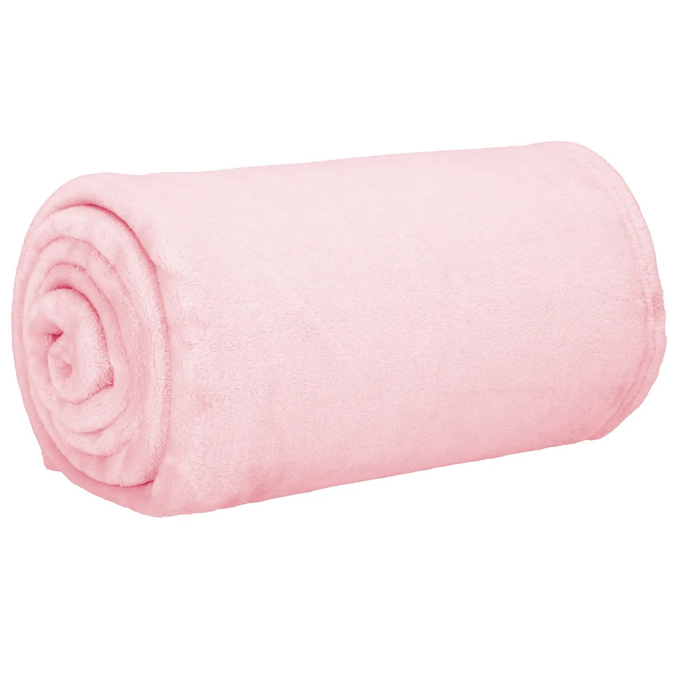Плед-покрывало Extra Soft Springos HA7185 розовый 150x200 см