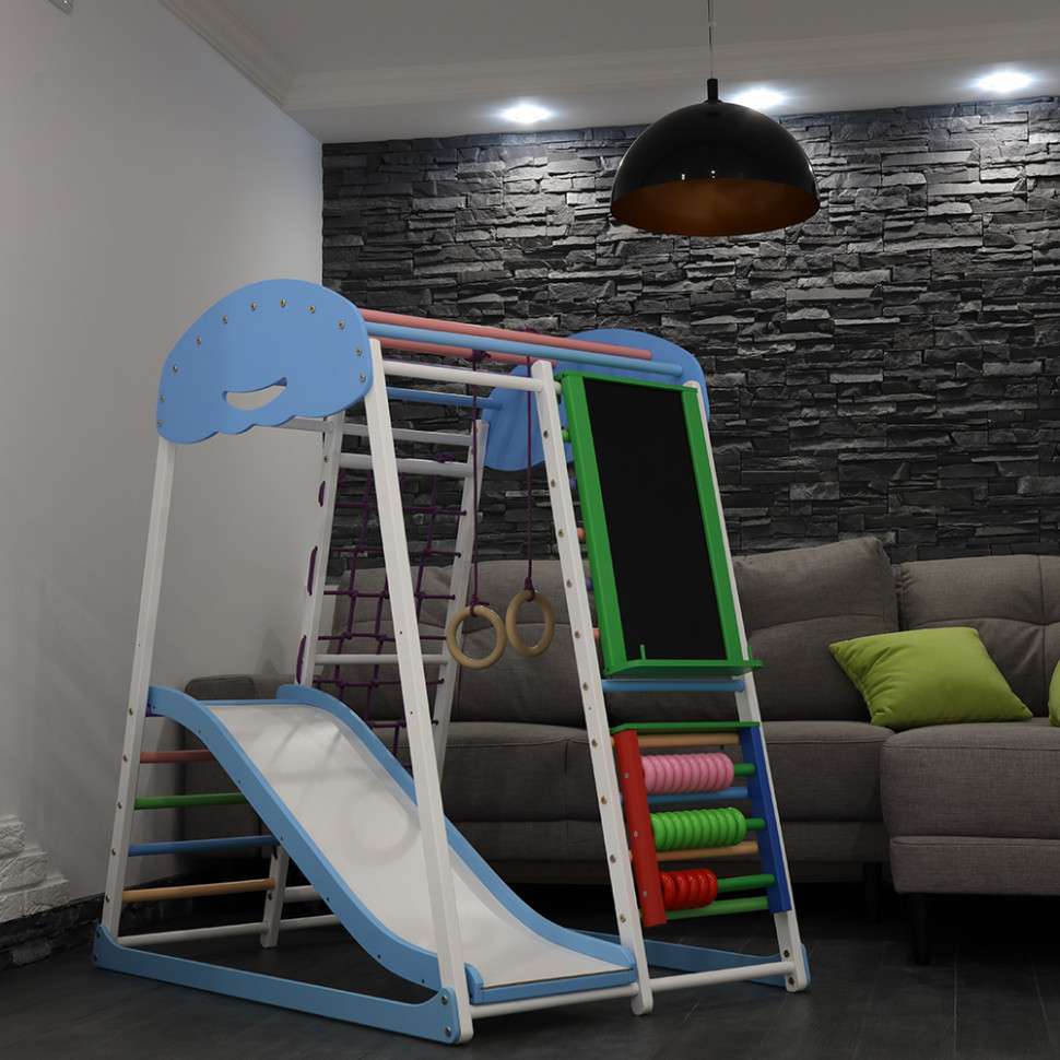 Детский спортивный комплекс SportBaby SportWood Sky Plus 7  для дома