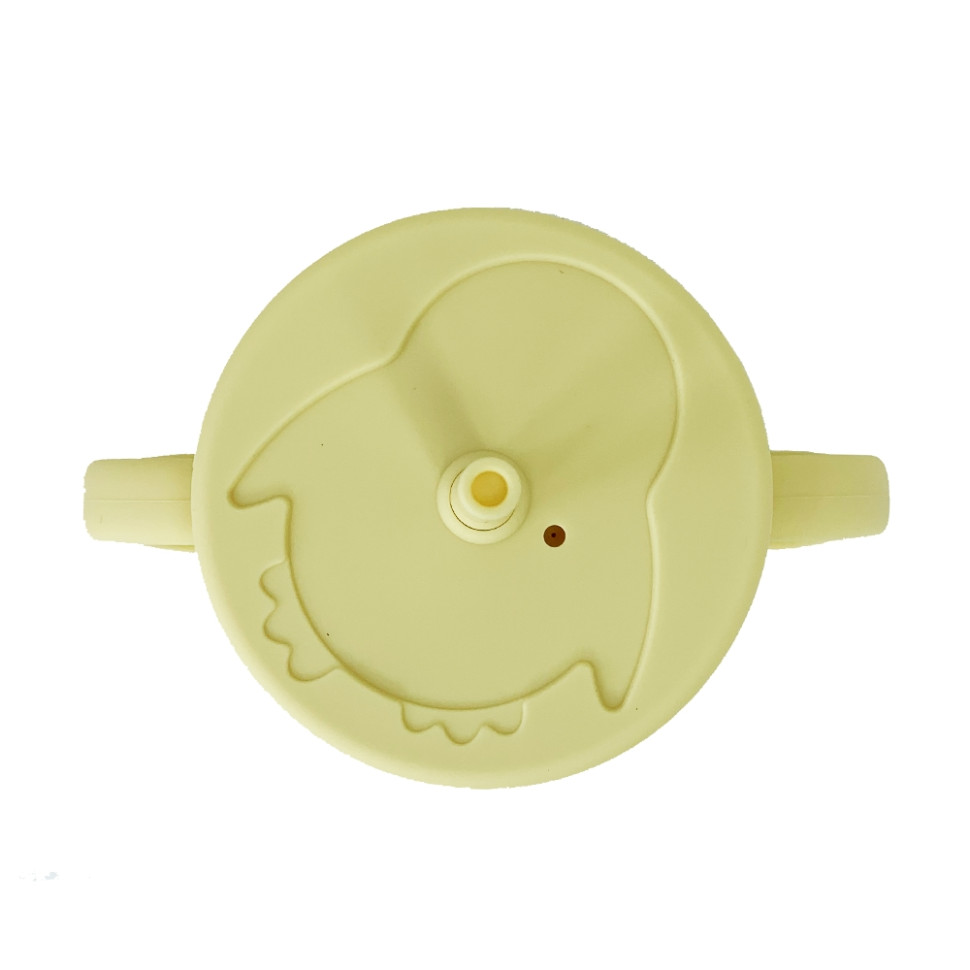 Силіконова чашка-поїлка з кришкою Mega Zayka MGZ-0302(Yellow) 200 мл