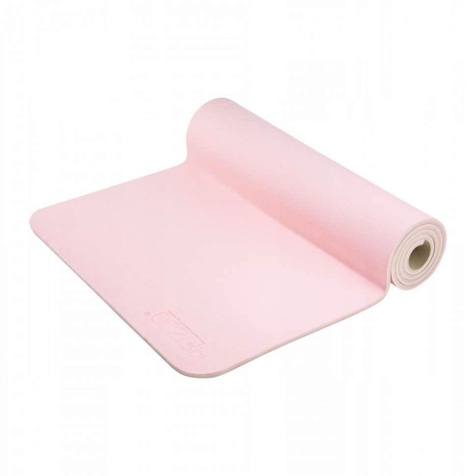 Коврик спортивный 4FIZJO 4FJ0200 TPE 180 x 60 x 1 см, Pink/Grey