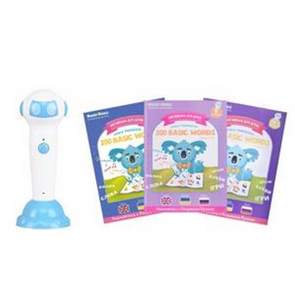 Стартовий набір Smart Koala + Книга Інтерактивна Smart Koala English (1, 2, 3 сезон) SKS0123BW