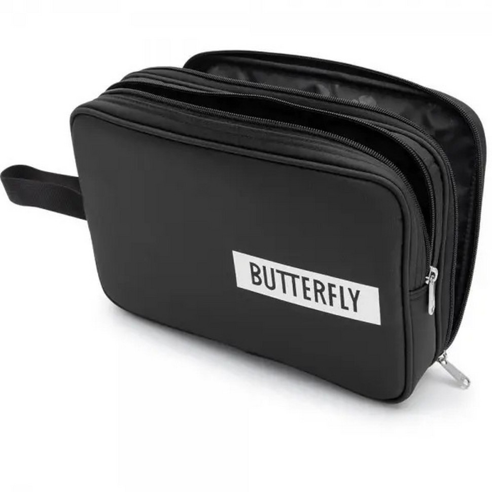 Двойной чехол на ракетку для настольного тенниса Logo 2019 Butterfly caslg21 black