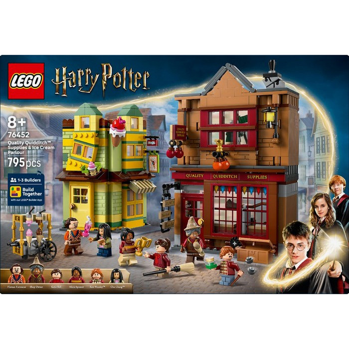 Конструктор Harry Potter Качественные товары для квиддича и кафе с мороженым LEGO 76452, 795 деталей