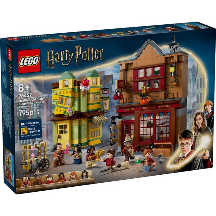 Конструктор Harry Potter Качественные товары для квиддича и кафе с мороженым LEGO 76452, 795 деталей
