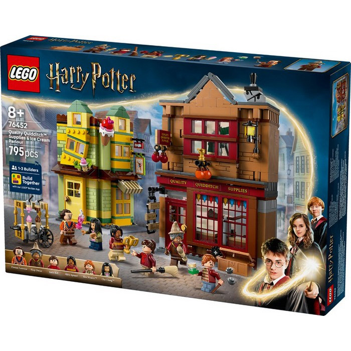 Конструктор Harry Potter Качественные товары для квиддича и кафе с мороженым LEGO 76452, 795 деталей