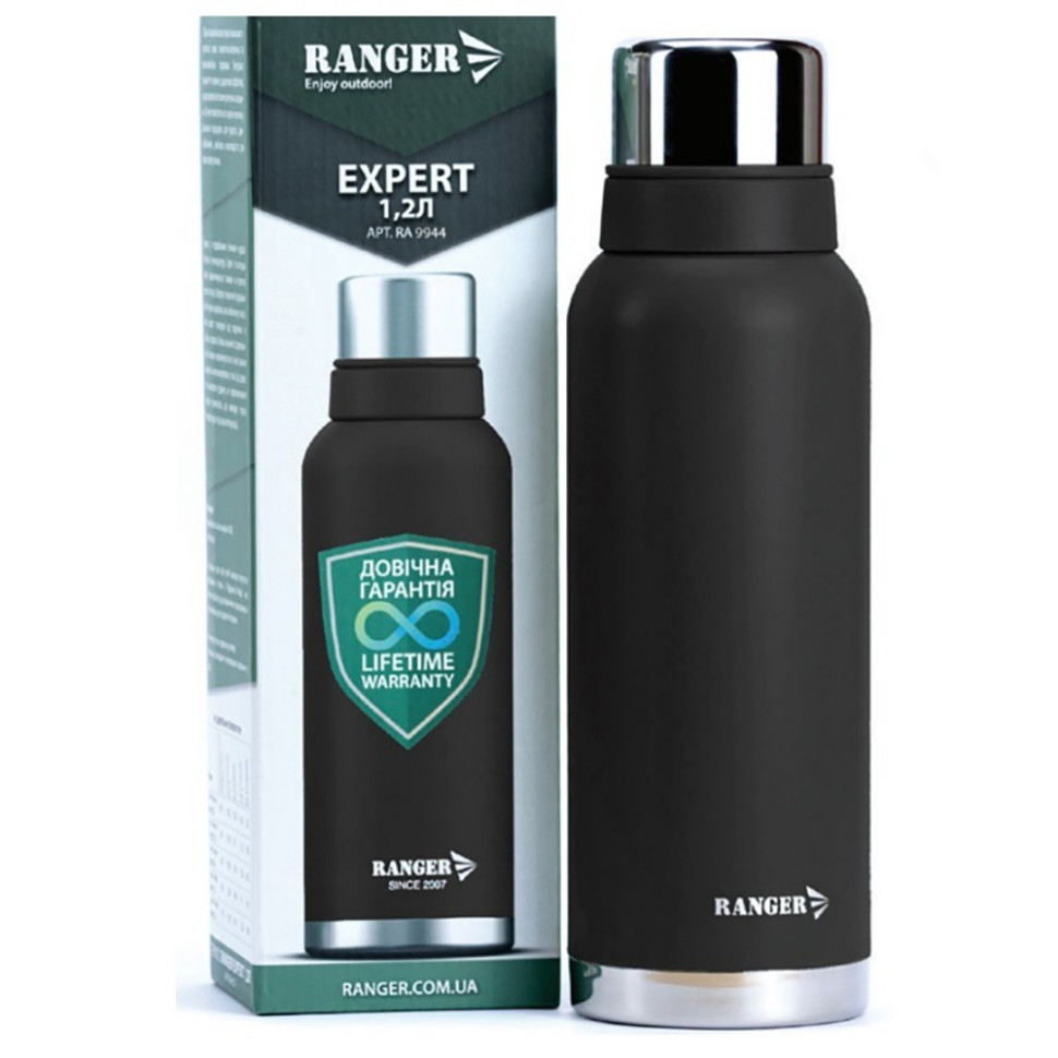Термос Ranger Expert 1,2 л чорний RA9944