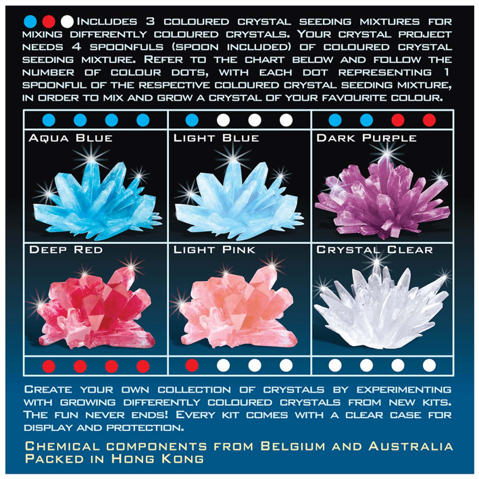 Набір для вирощування кристалів 4M 00-03913/EU серія Crystal Growing