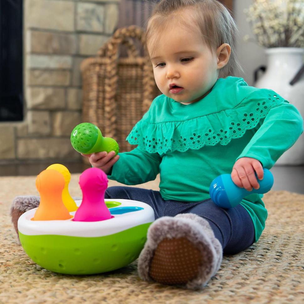 Сортер-балансир Неваляшки Fat Brain Toys F248ML Spinny Pins 