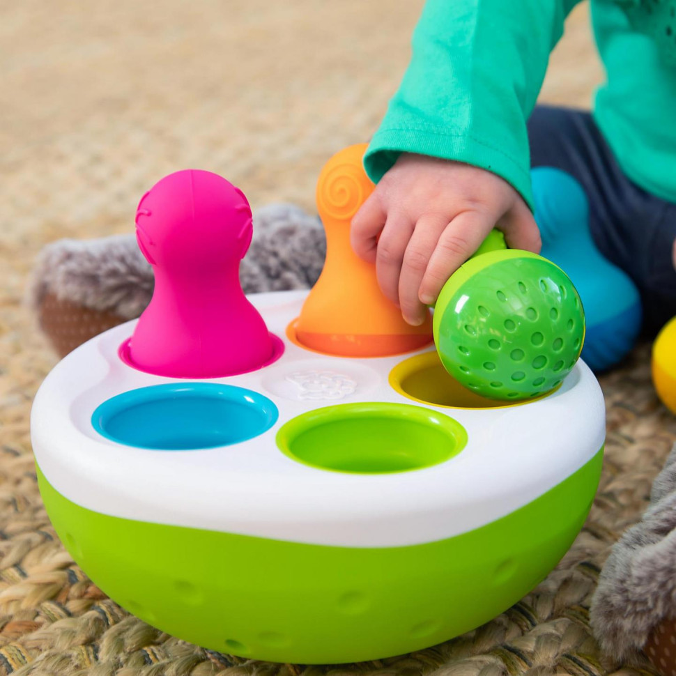 Сортер-балансир Неваляшки Fat Brain Toys F248ML Spinny Pins 