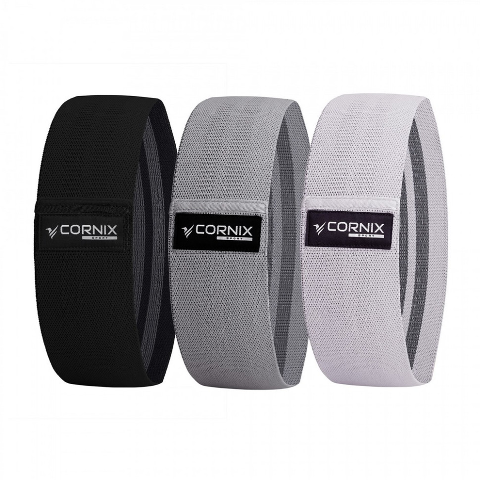 Резинки для фитнеса и спорта тканевые Hip Band Cornix XR-0049