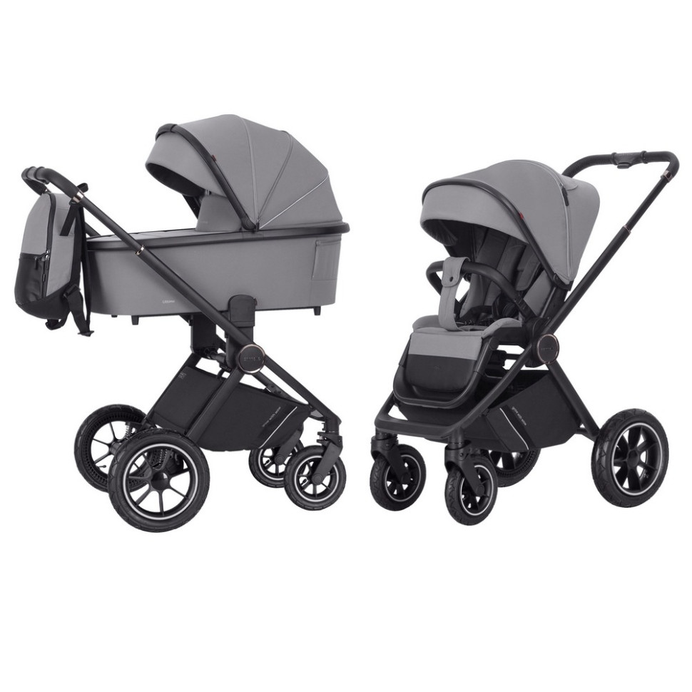Коляска универсальная 2 в 1 Ultimo CARRELLO CRL-6516 Smoke Grey 