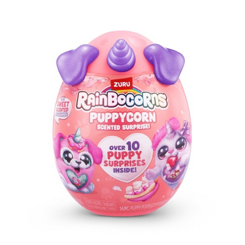 Мягкая игрушка-сюрприз Rainbocorns 9298D (серия Puppycorn Scent Surprise)
