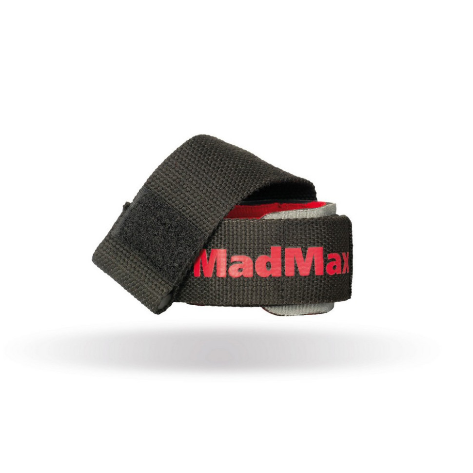 Лямки для тяги PWR Straps+ MadMax MFA-332-U, Black/Grey/Red