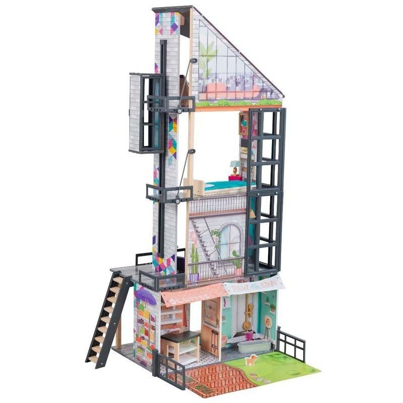 Кукольный домик  Bianca City Life Mansion KidKraft 65989 с мебелью