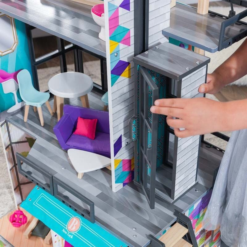 Кукольный домик  Bianca City Life Mansion KidKraft 65989 с мебелью